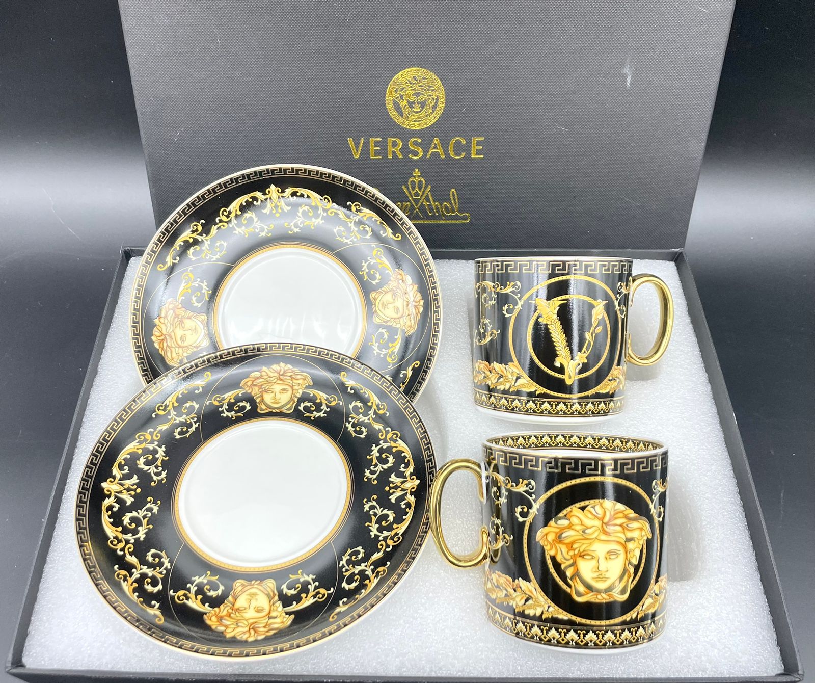 Versace Tea set of 2  for 2 people